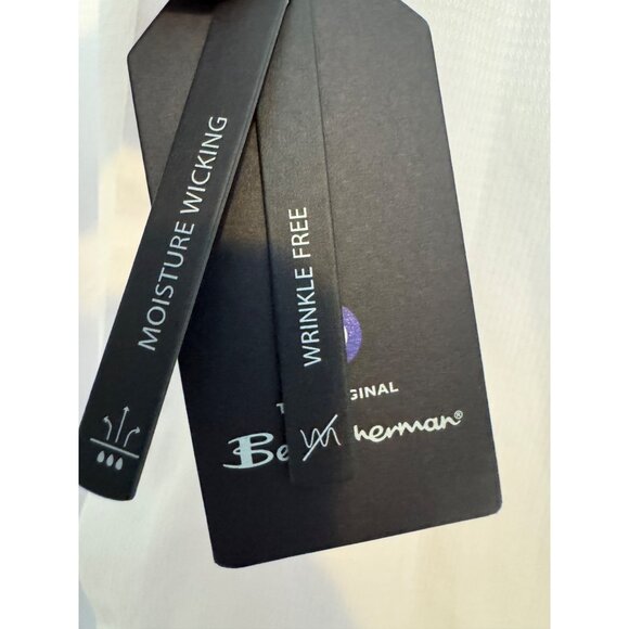 Ben Sherman The Orignal Wrinkle Free Size Large 16/16.5 32/33 NWT Moisture Wicki - Picture 4 of 11